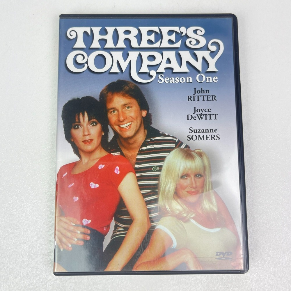 Threes Company Season One John Ritter Joyce DeWitt Suzanne Somers Tall Case DVD